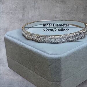 Elegant Silver Bangle Bracelet S925 cuff bracelet